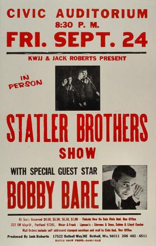 Statler Brothers Poster