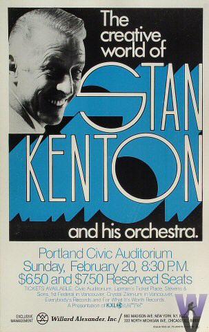 Stan Kenton and His Orchestra Poster