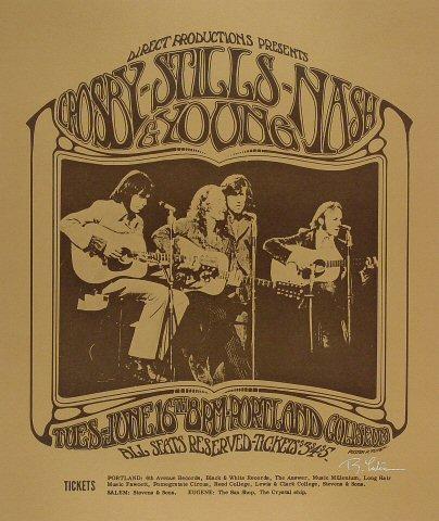 Crosby, Stills, Nash & Young Poster