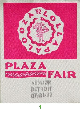 Lollapalooza Festival Backstage Pass