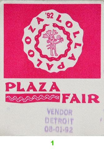 Lollapalooza Festival Backstage Pass