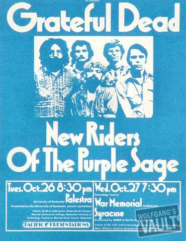 Grateful Dead Handbill