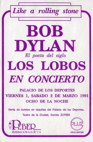 Bob Dylan Handbill