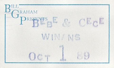 Bebe and Cece Winans Backstage Pass