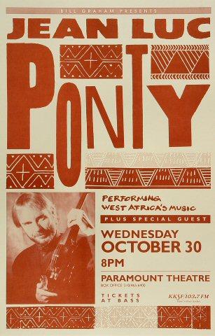 Jean-Luc Ponty Poster