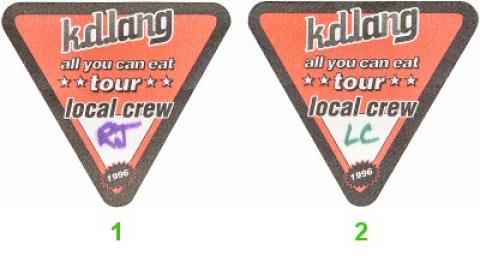 k.d. lang Backstage Pass