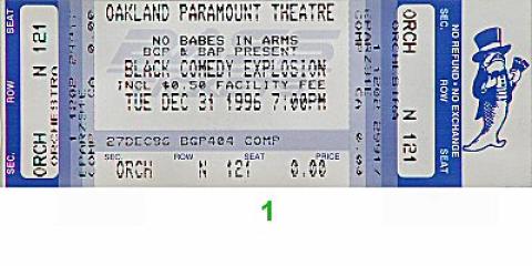 Cedric the Entertainer Vintage Ticket