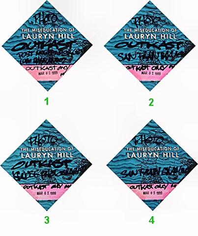 Lauryn Hill Backstage Pass