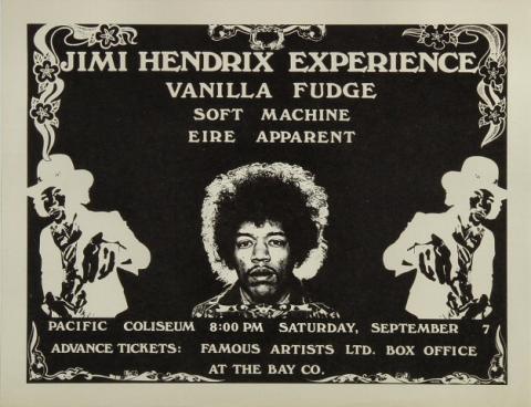 Jimi Hendrix Experience Handbill