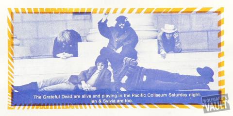 Grateful Dead Handbill