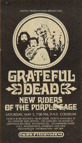 Grateful Dead Handbill