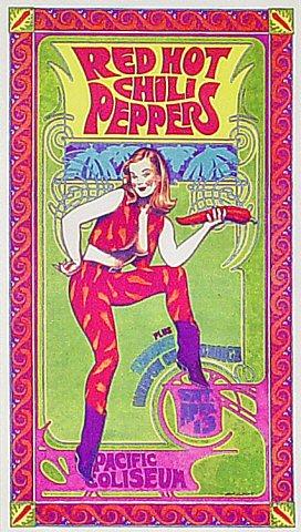 Red Hot Chili Peppers Handbill