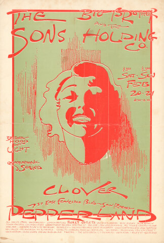 Big Brother and the Holding Company Handbill