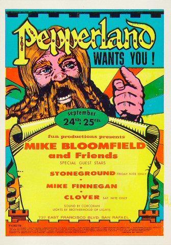 Mike Bloomfield and Friends Handbill