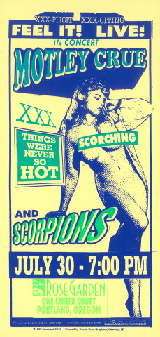 Motley Crue Handbill
