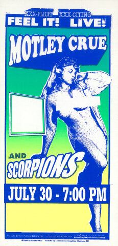 Motley Crue Handbill