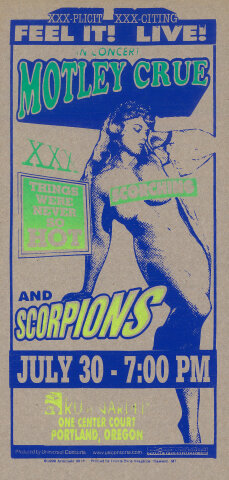 Motley Crue Handbill