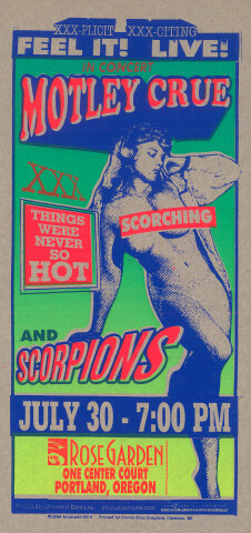 Motley Crue Handbill