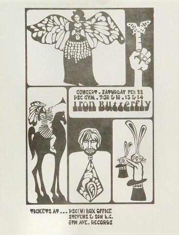 Iron Butterfly Handbill