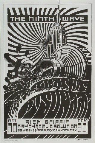 Pushead Vintage Concert Poster from Psychedelic Solution, Aug 30