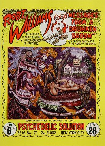 Messages From A Drunken Broom Postcard