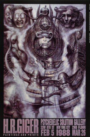 H.R. Giger Paintings and Prints Poster