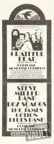 Grateful Dead Handbill