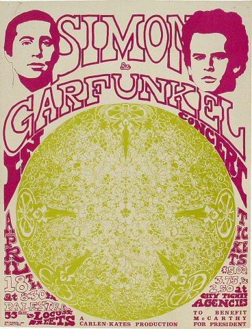 Simon & Garfunkel Handbill