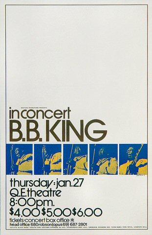 B.B. King Handbill