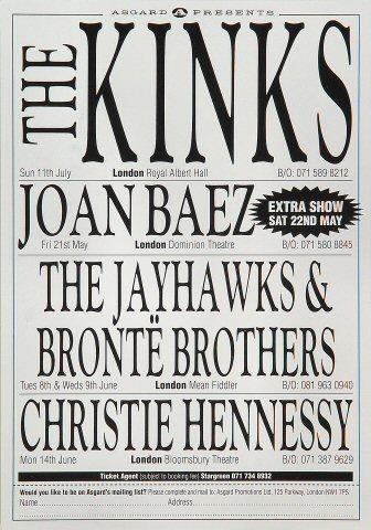 The Kinks Handbill