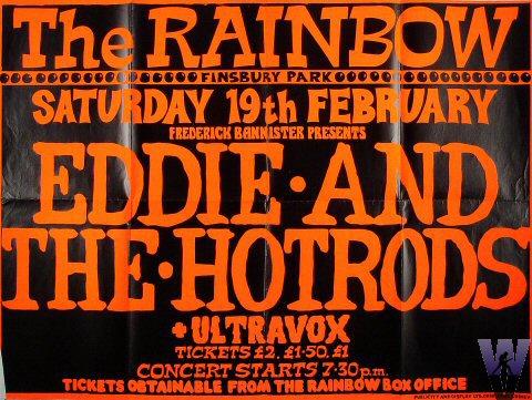 Eddie & the Hot Rods Poster