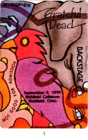 Grateful Dead Backstage Pass
