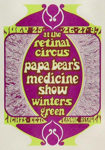 Papa Bear's Medicine Show Postcard