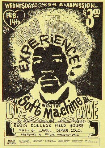 Jimi Hendrix Experience Handbill
