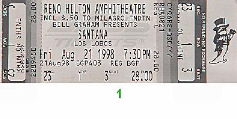 Santana Vintage Ticket