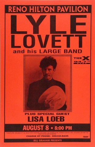 Lyle Lovett & His Large Band Poster
