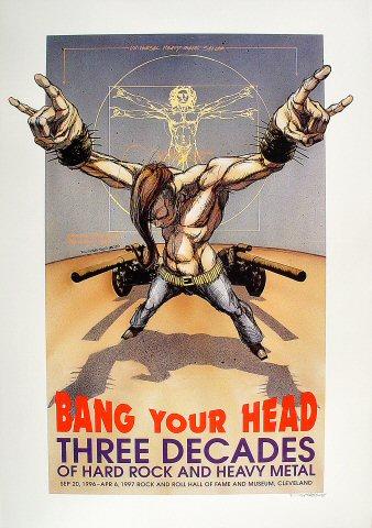 Bang Your Head: Three Decades of Hard Rock and Heavy Metal Poster
