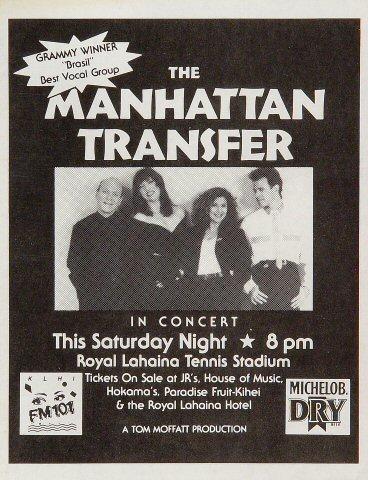 The Manhattan Transfer Handbill