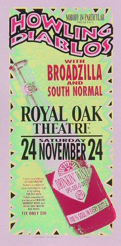 Howling Diablos Handbill