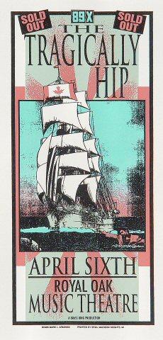 The Tragically Hip Handbill