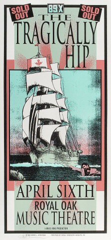 The Tragically Hip Silkscreen