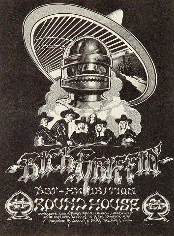 Rick Griffin Art Exhibition Vintage Concert Handbill from