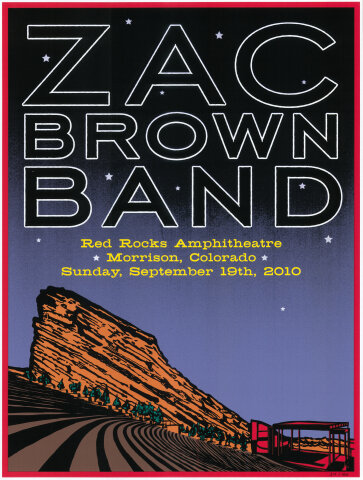 Zac Brown Band Silkscreen