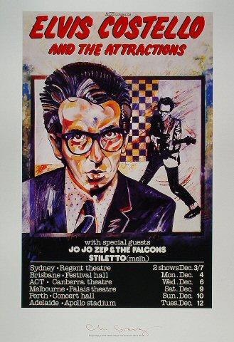 Elvis Costello & the Attractions Poster