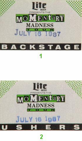 Joe Piscopo Backstage Pass