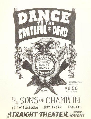 Grateful Dead Handbill