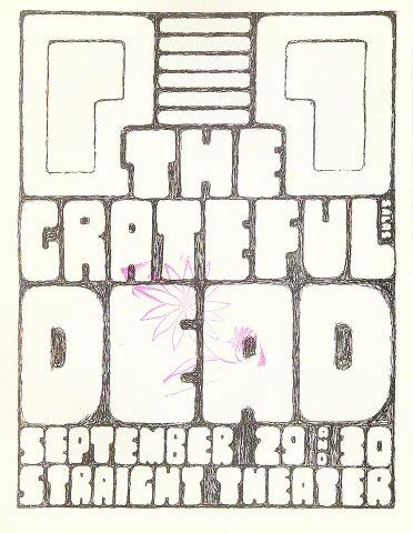 Grateful Dead Handbill