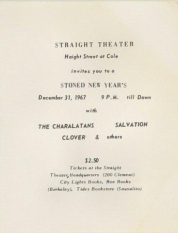The Charlatans Handbill