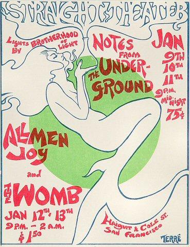 Notes From the Underground Handbill