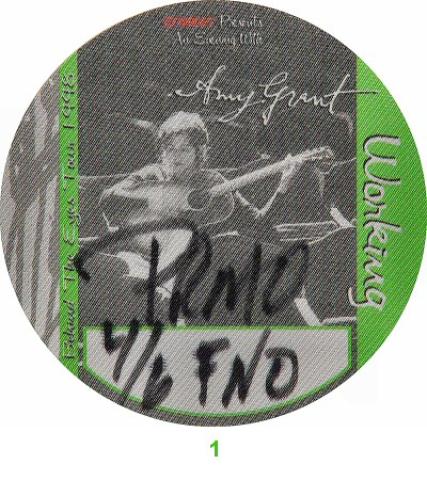 Amy Grant Backstage Pass